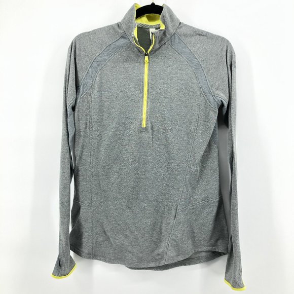 UNDER ARMOUR Threadborne Swyft Zip Gray Pullover - Picture 2 of 13
